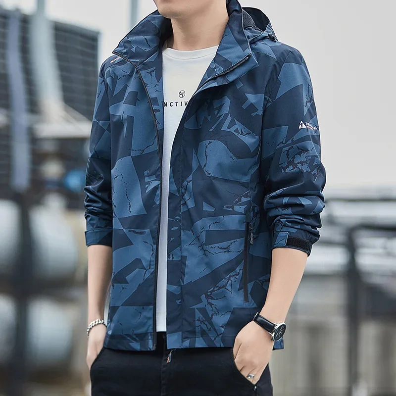 Windbreak Shell Jacket - 2026年秋 ハイキングジャケット アウトドア メンズ ソフトシェル ウィンドブレーカー