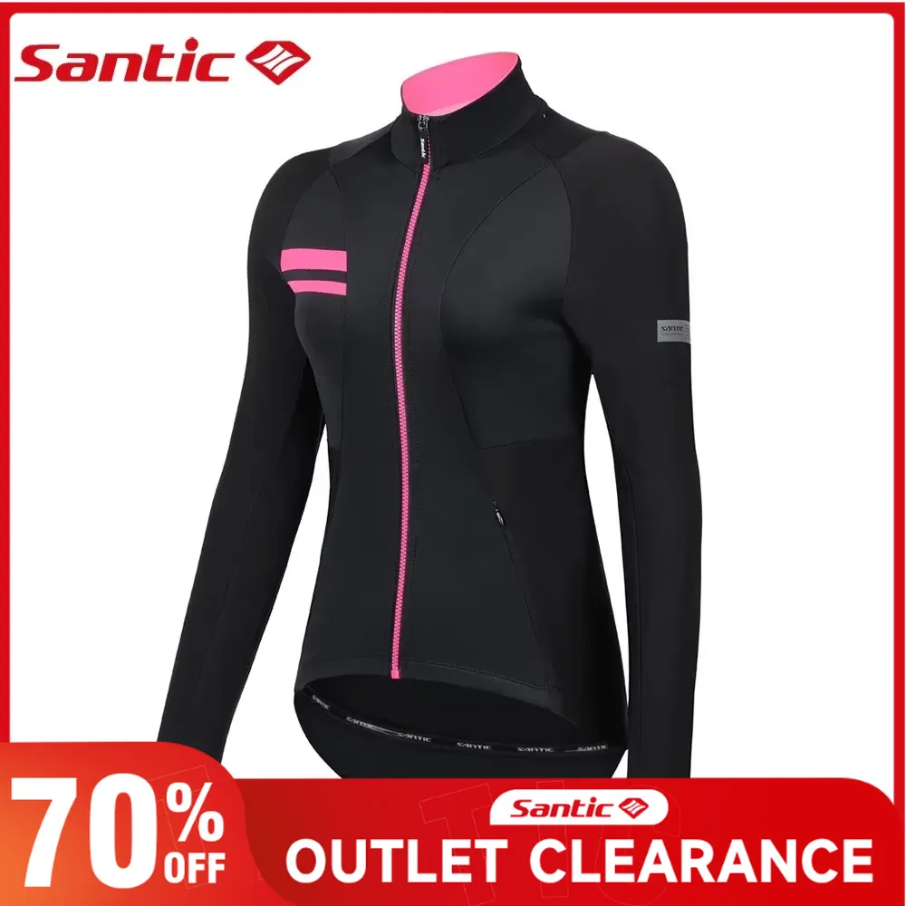 Windbreak Shell Jacket - Santic レディース フリース バイク コート 冬