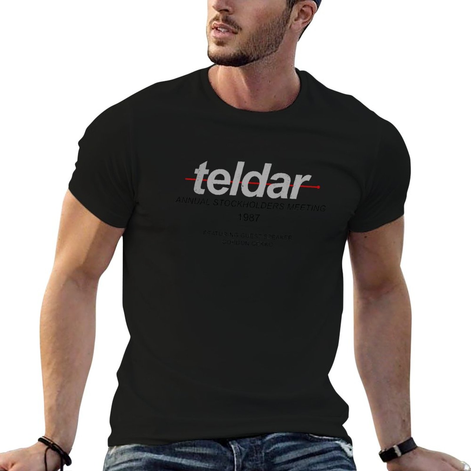 Street Fashion Wallpaper - テルダーペーパー - 年次株主総会 - ウォールストリート Tシャツ