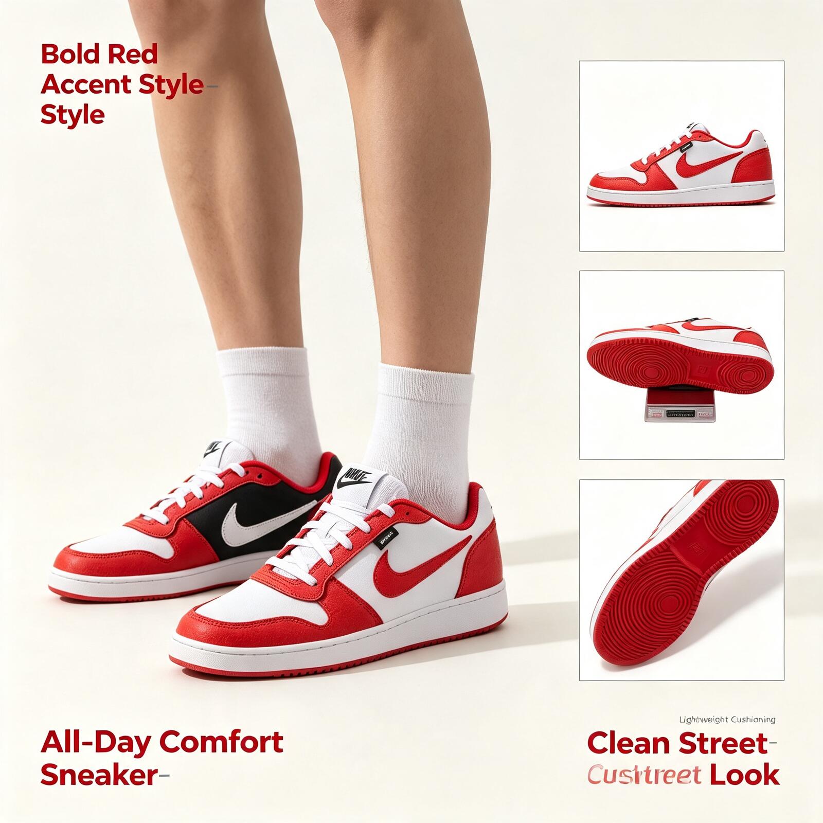 Street Fashion Nike - ナイキ メンズ エバーノン ロー プレム ロートップ