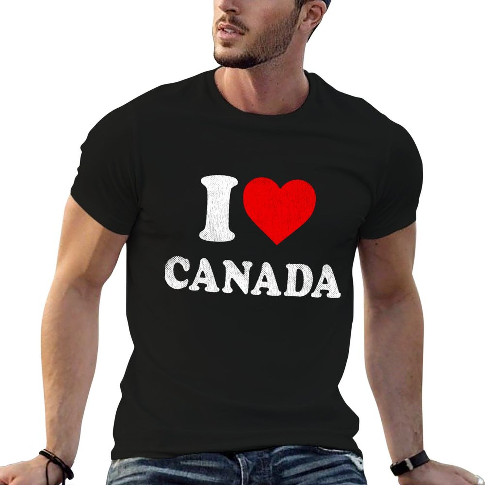 Street Fashion Canada - I Love Canada Tシャツお土産 I Heart
