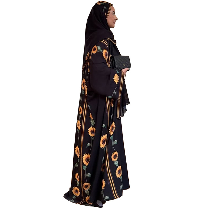 ラマダン ムスリム ドバイ 控えめなカーディガン ロングドレ - Street Fashion Dubai のレビューと価格