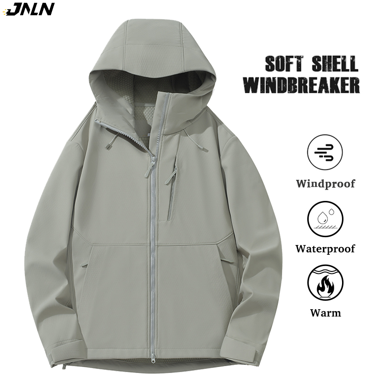 JNLN 男性女性防水ソフトシェルジャケット防風暖かいフリー - Windbreak Shell Jacket のレビューと価格