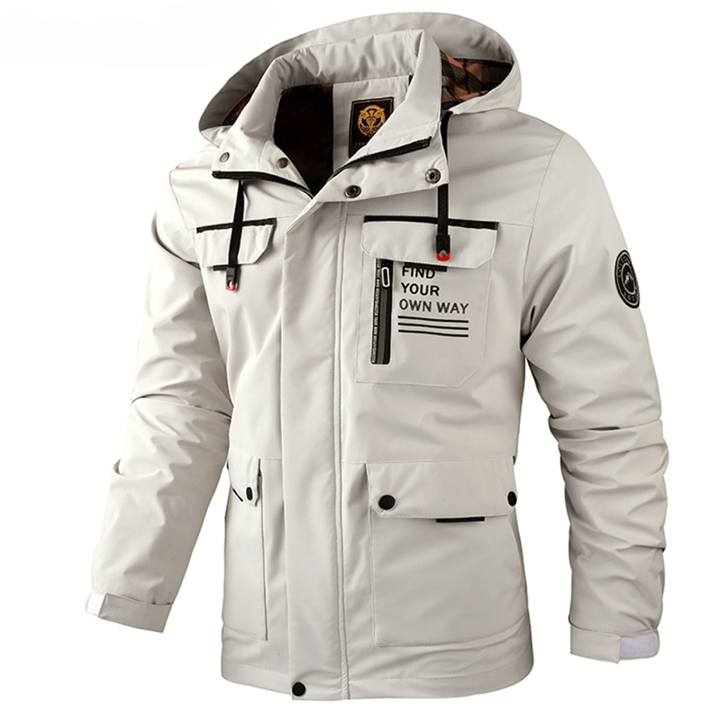 ファッションメンズカジュアルウインドブレーカーフード付きジャ - Windbreak Shell Jacket のレビューと価格