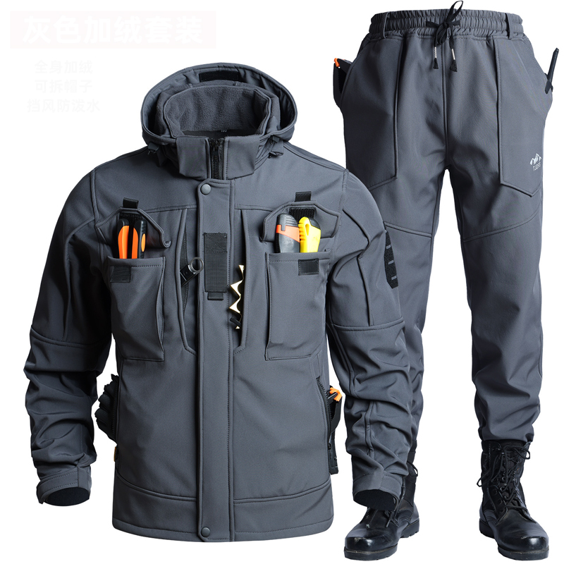 冬用メンズマウンテンスキーウォームセット メンズソフトシェル - Windbreak Shell Jacket のレビューと価格
