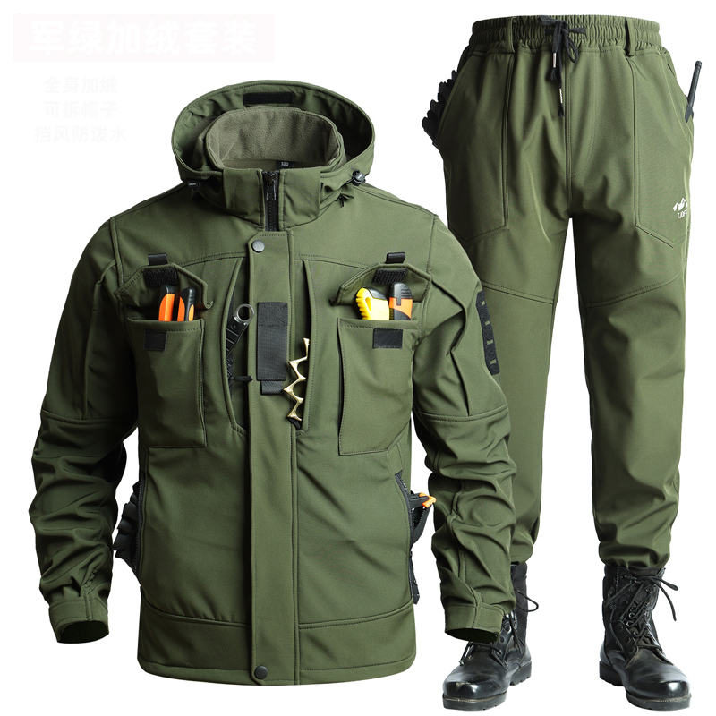 冬用メンズマウンテンスキーウォームセット メンズソフトシェル - Windbreak Shell Jacket のレビューと価格