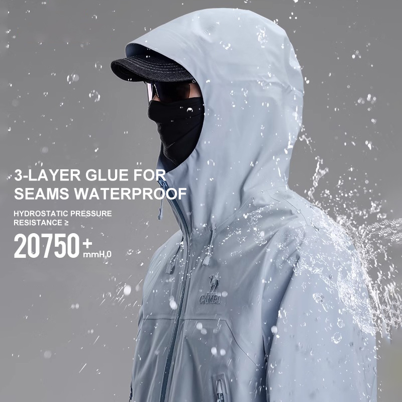 ゴールデン キャメル ハードシェル ジャケット ユニセックス - Windbreak Shell Jacket のレビューと価格