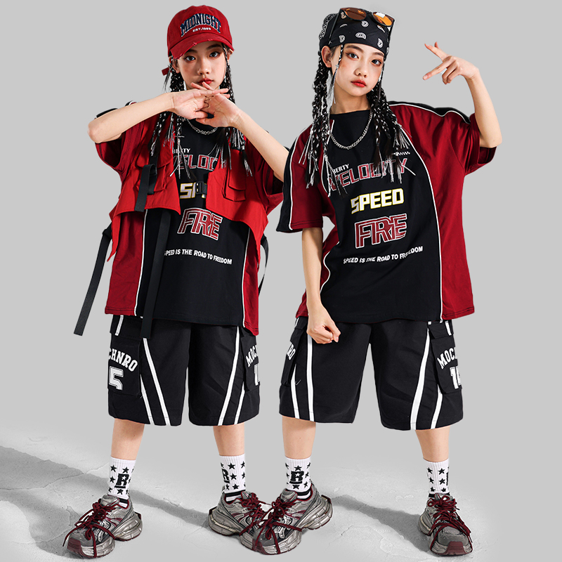 十代のファッションヒップホップジャズダンス衣装 Tシャツショ - Street Fashion Hip Hop のレビューと価格