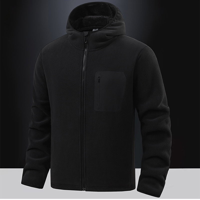冬のメンズポーラテックフリースジャケットファッション男性ソフ - Windbreak Shell Jacket のレビューと価格