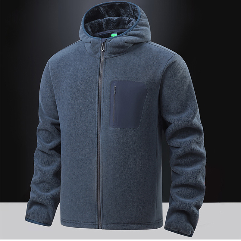 冬のメンズポーラテックフリースジャケットファッション男性ソフ - Windbreak Shell Jacket のレビューと価格