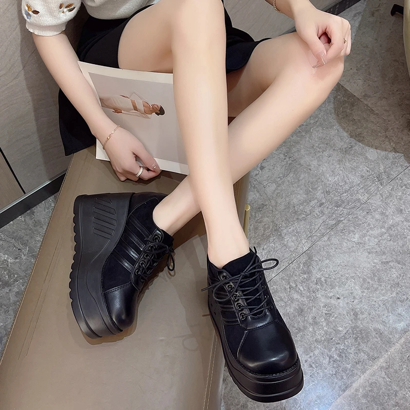 ビッグサイズ 35-43 ブラックデザイン 女性 ゴス プラ - Street Fashion Goth のレビューと価格