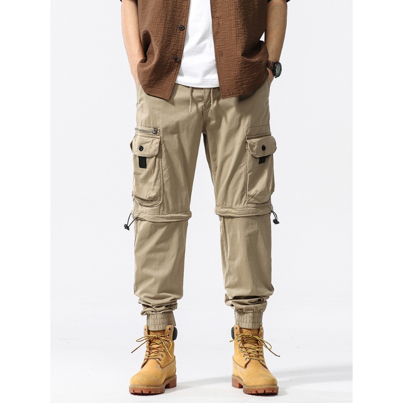 新しいファッション男性取り外し可能なパンツ脚トレンディなスタ - Street Fashion Style Male のレビューと価格