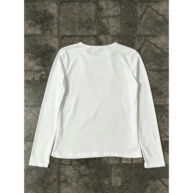 メンズ幾何学模様長袖Tシャツ - 春と秋の都会的なファッショ - Street Fashion Hip Hop のレビューと価格