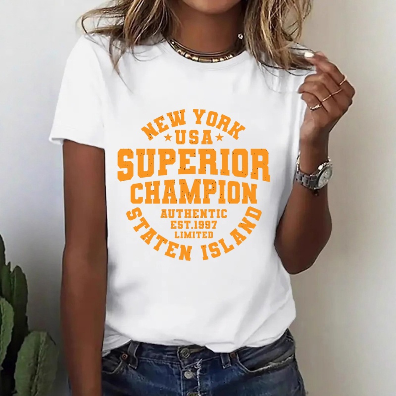 アメリカンレトロニューヨーク文字熱転写ステッカー、Tシャツ、 - Street Style New York Fashion のレビューと価格