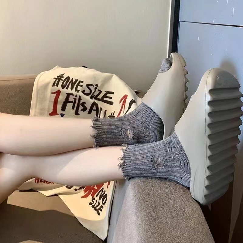 女性の夏春綿靴下ラルゴス マファルダ アクセソリオス カルセ - Street Fashion Korean Girl のレビューと価格