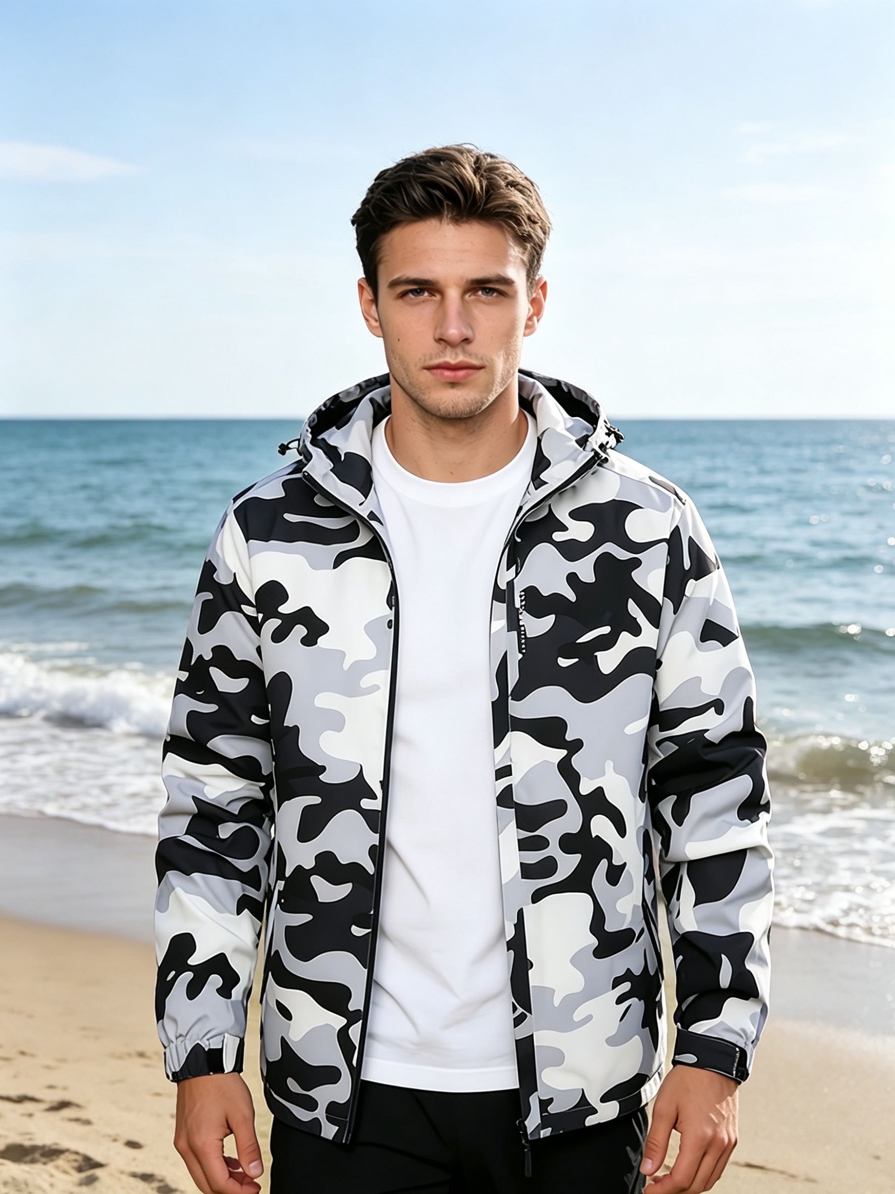 メンズ軽量衣類 ウィンドブレーカー アウトドアスポーツ 軽量 - Windbreak Shell Jacket のレビューと価格
