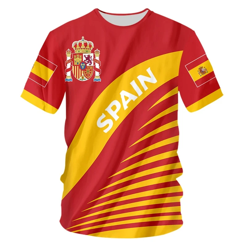 ユニセックス 3D プリントスペインスタイル Tシャツ Y2 - Street Fashion In Spain のレビューと価格