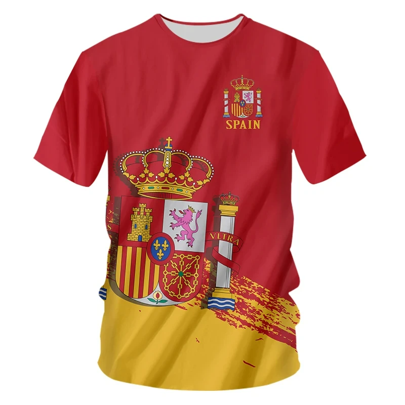 ユニセックス 3D プリントスペインスタイル Tシャツ Y2 - Street Fashion In Spain のレビューと価格