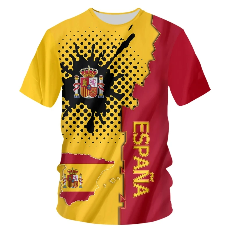 ユニセックス 3D プリントスペインスタイル Tシャツ Y2 - Street Fashion In Spain のレビューと価格
