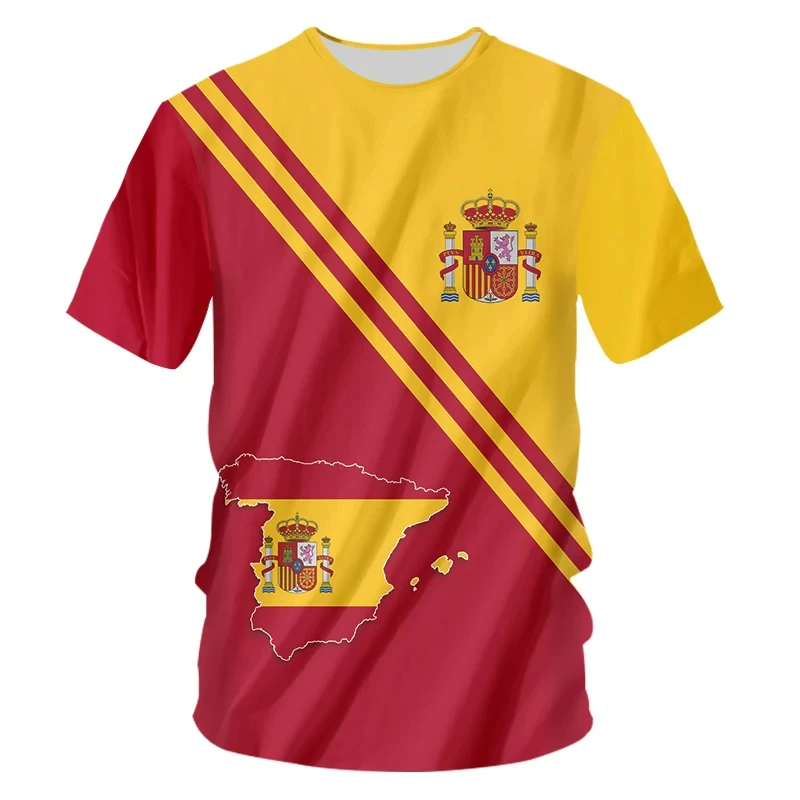 ユニセックス 3D プリントスペインスタイル Tシャツ Y2 - Street Fashion In Spain のレビューと価格