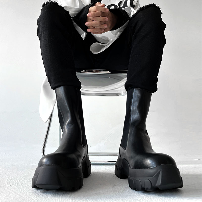 メンズファッション ヒップホップ ロック ハイチェルシーブー - Street Fashion Hip Hop のレビューと価格