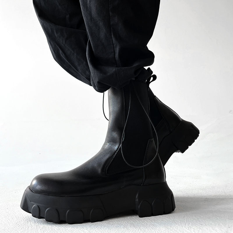 メンズファッション ヒップホップ ロック ハイチェルシーブー - Street Fashion Hip Hop のレビューと価格