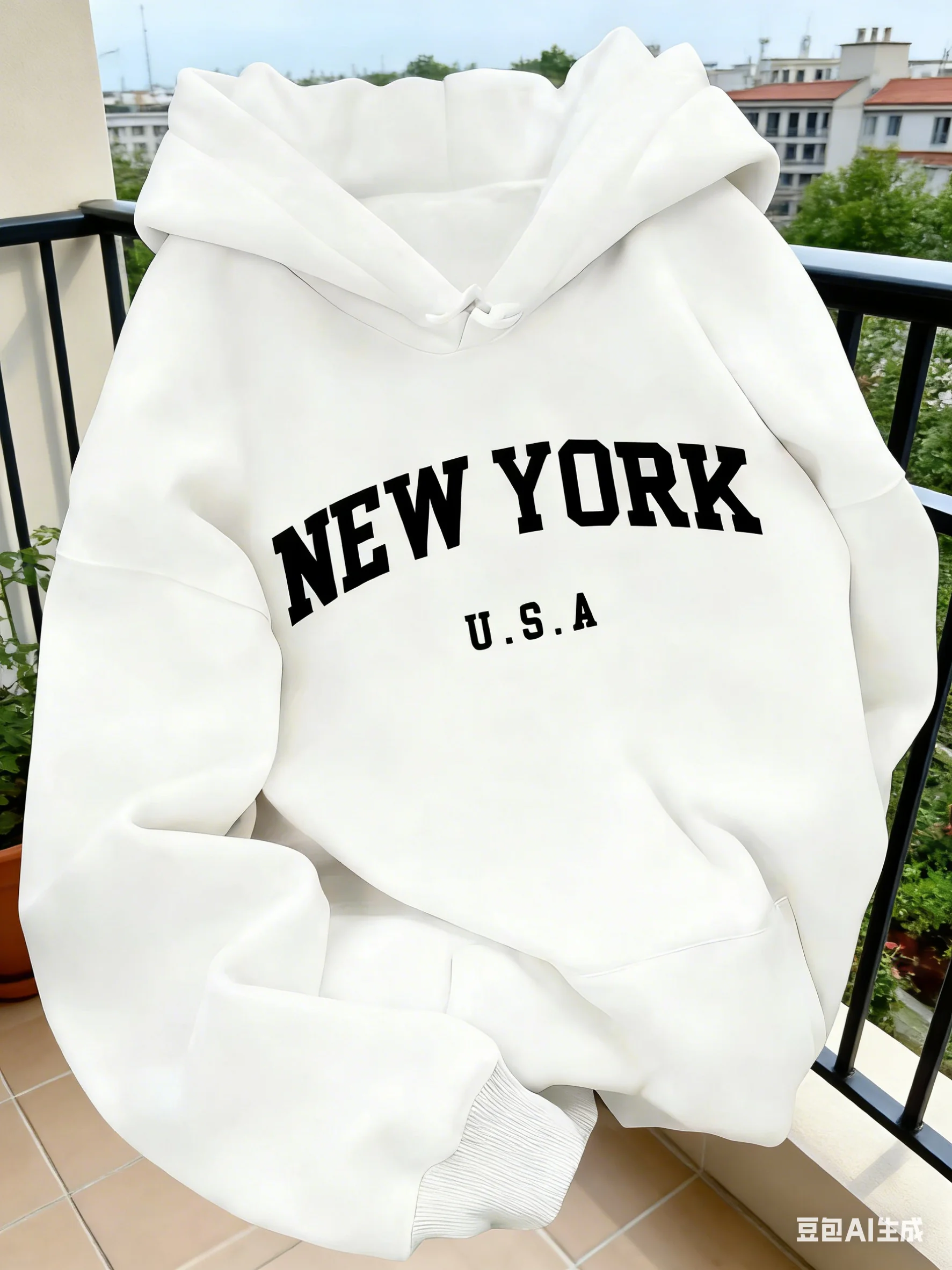 フード付きスウェット 女性用 カジュアルカット ニューヨーク - Street Style New York Fashion のレビューと価格