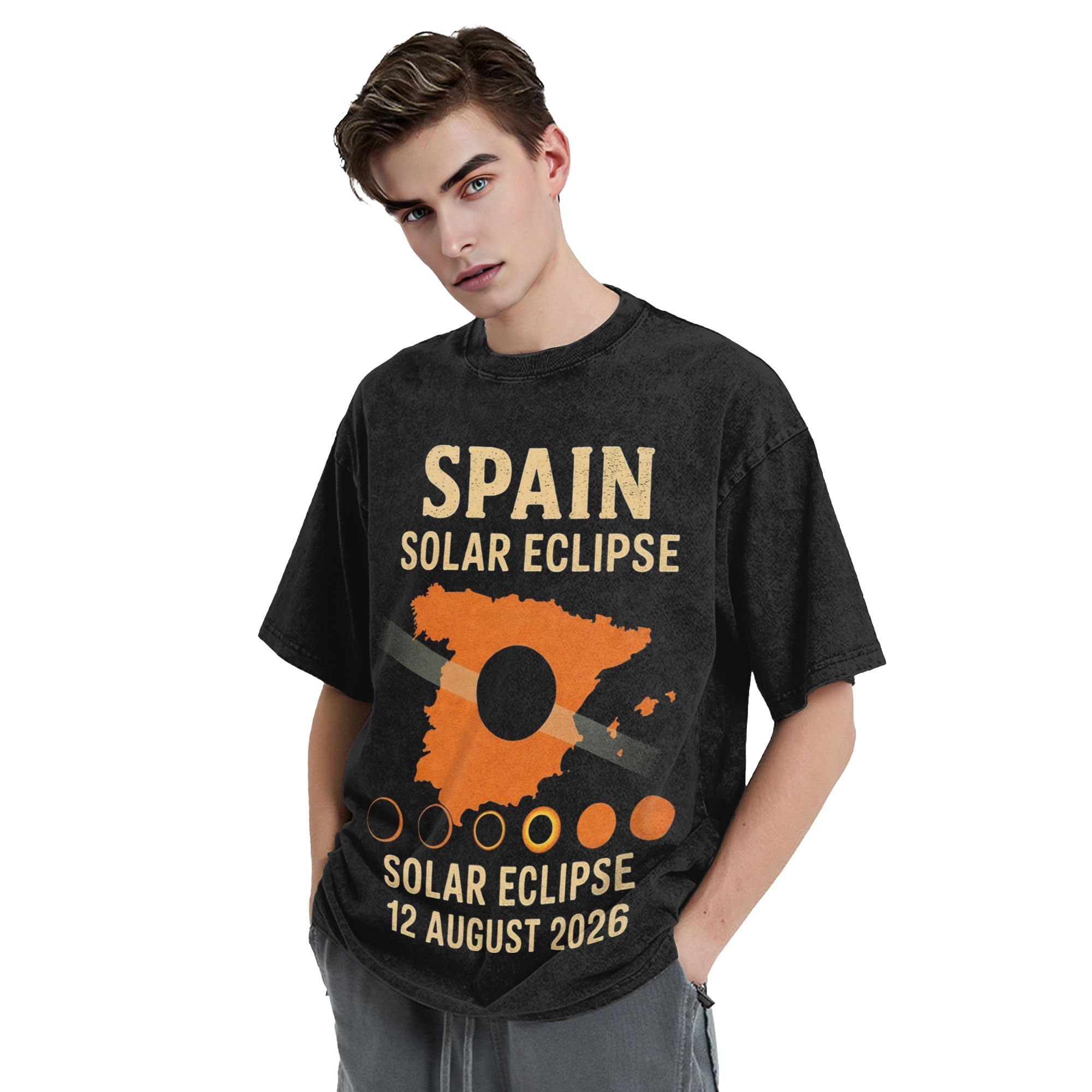 スペイン全日食 2026 ウォッシュド Tシャツ ストリート - Street Fashion In Spain のレビューと価格