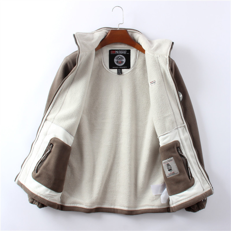 DIMUSI 冬メンズポーラテックフリースジャケット男ベルベ - Windbreak Shell Jacket のレビューと価格