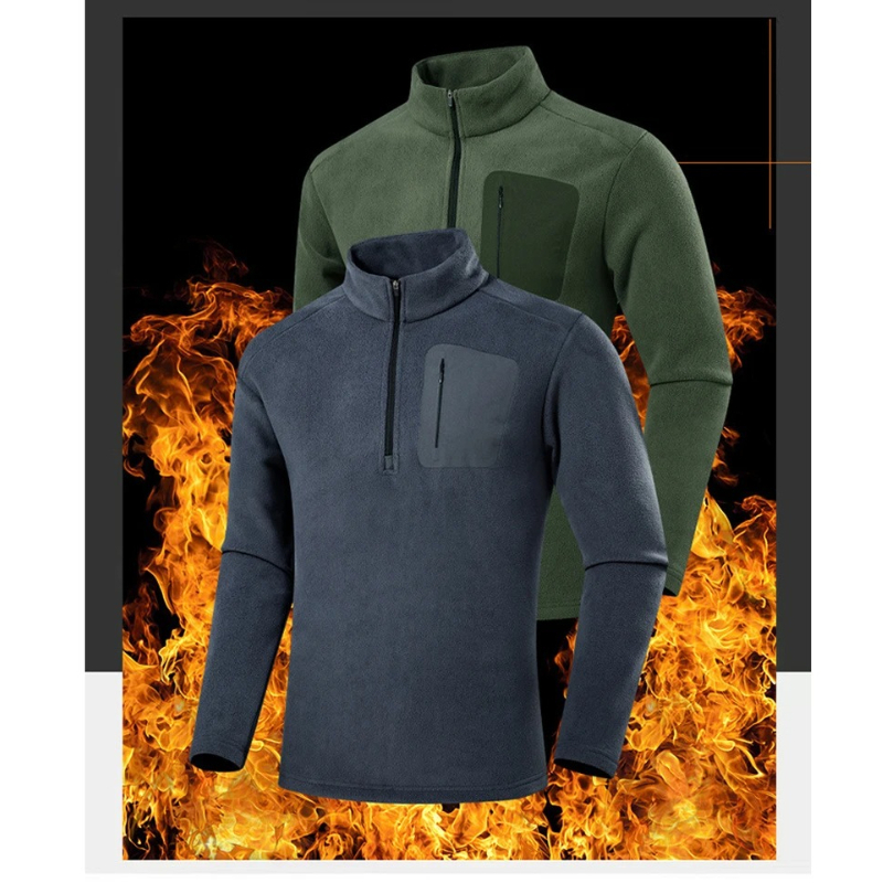 秋冬メンズポーラテックフリースジャケット、男性用スポーツベル - Windbreak Shell Jacket のレビューと価格