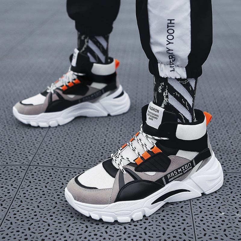Hightop夏男性のスポーツの靴の男ランニングシューズ男性 - Street Fashion Name のレビューと価格