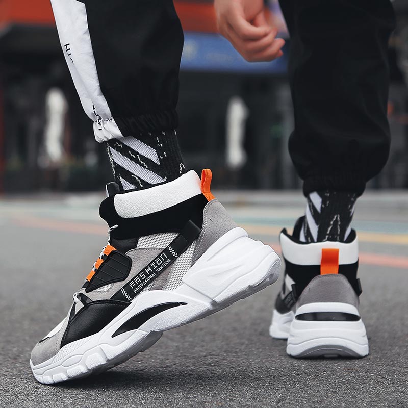 Hightop夏男性のスポーツの靴の男ランニングシューズ男性 - Street Fashion Name のレビューと価格