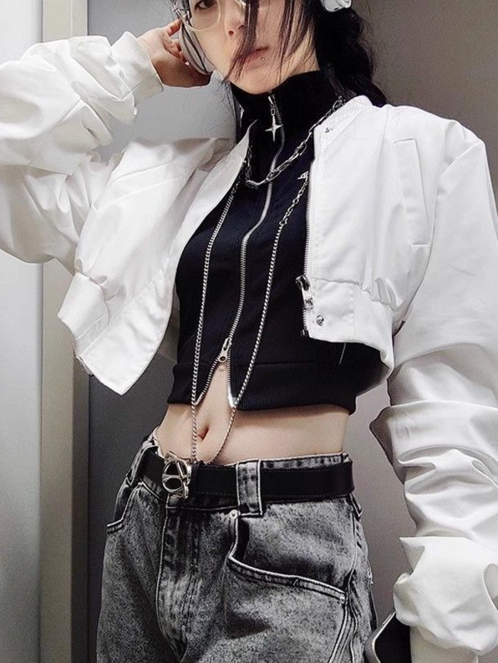 2026年新作夏ホットガールショートベストダークパンクゴスノ - Street Fashion Goth のレビューと価格