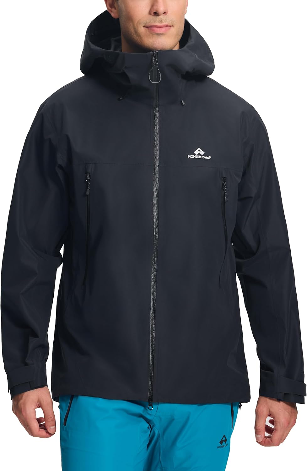 パイオニアキャンプ メンズ 防水レインジャケット 3L 通気 - Windbreak Shell Jacket のレビューと価格