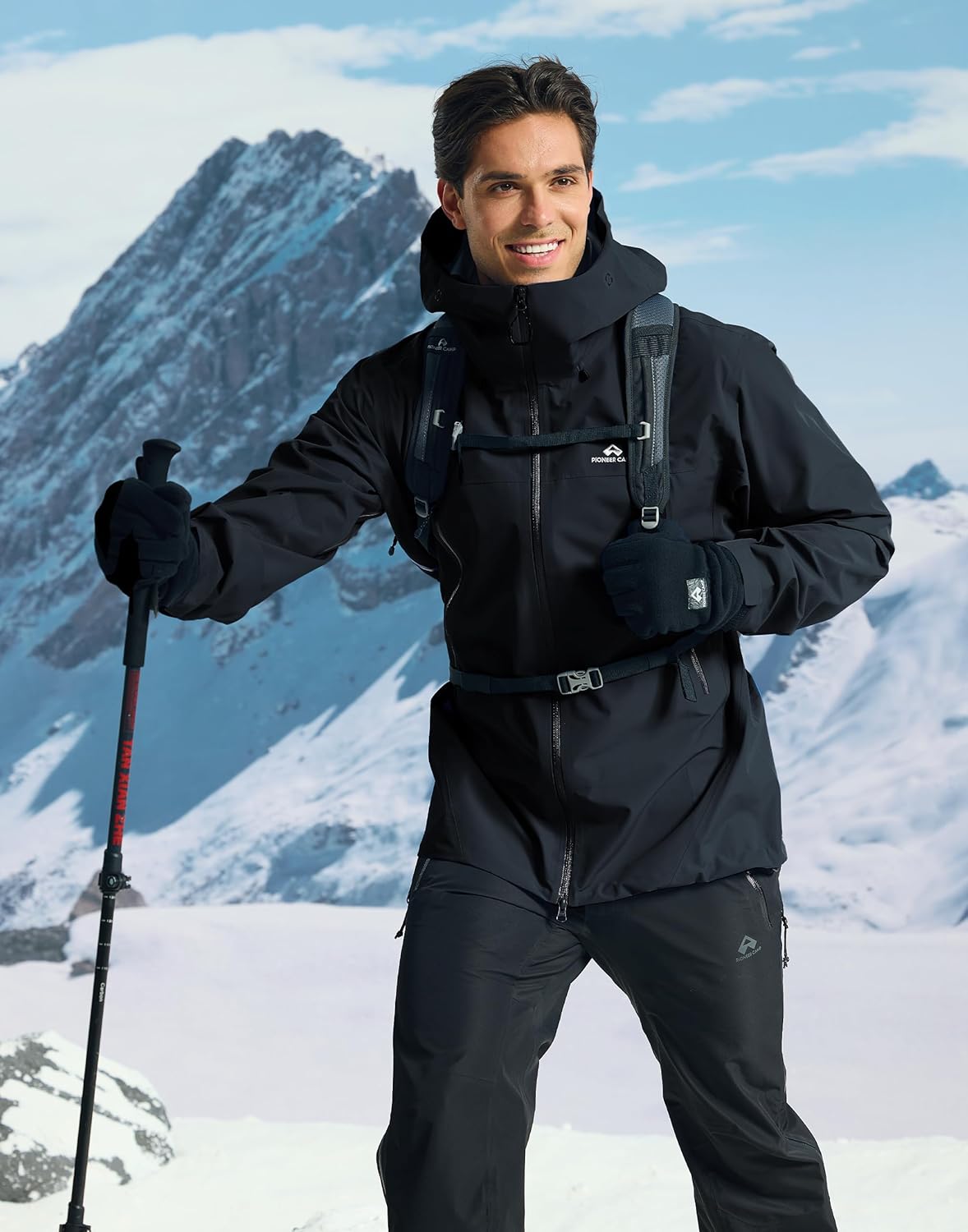 パイオニアキャンプ メンズ 防水レインジャケット 3L 通気 - Windbreak Shell Jacket のレビューと価格