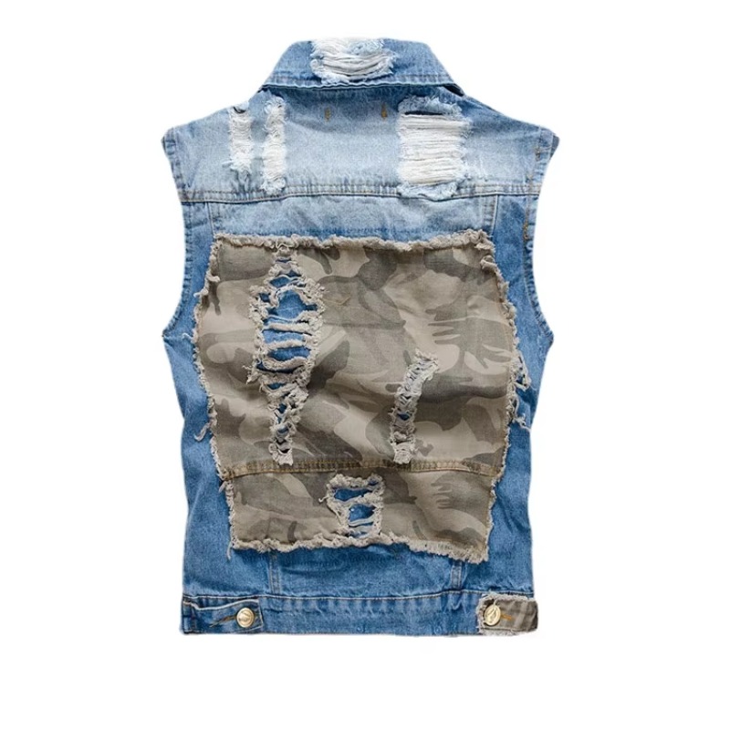 メンズブルーデニムジャケット,スリムフィット,ストリートウェ - Street Fashion Style Male のレビューと価格