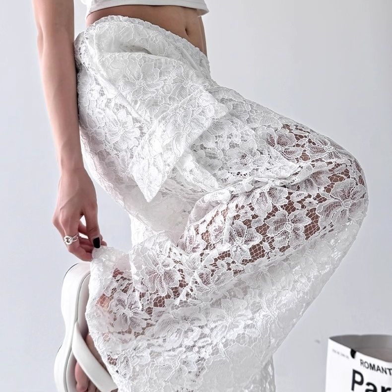 ハイストリートファッショントレンドレース中空ソリッドカラー女 - Street Fashion Goth のレビューと価格