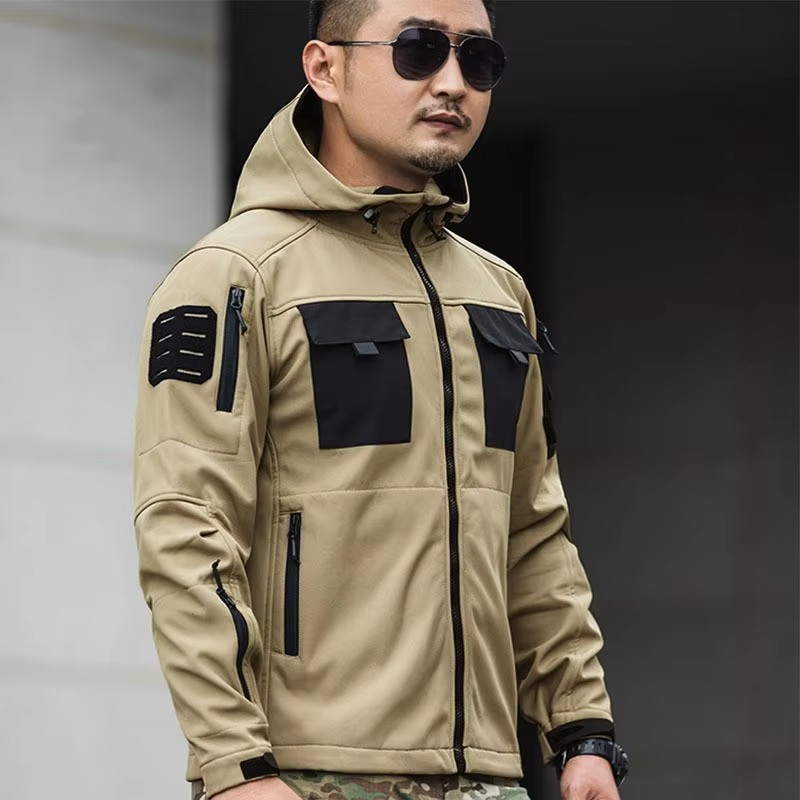 タッドシャー-メンズソフトシェルミリタリータクティカルジャケ - Windbreak Shell Jacket のレビューと価格