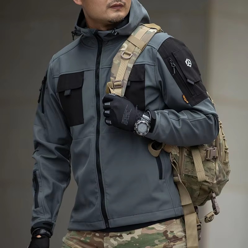タッドシャー-メンズソフトシェルミリタリータクティカルジャケ - Windbreak Shell Jacket のレビューと価格