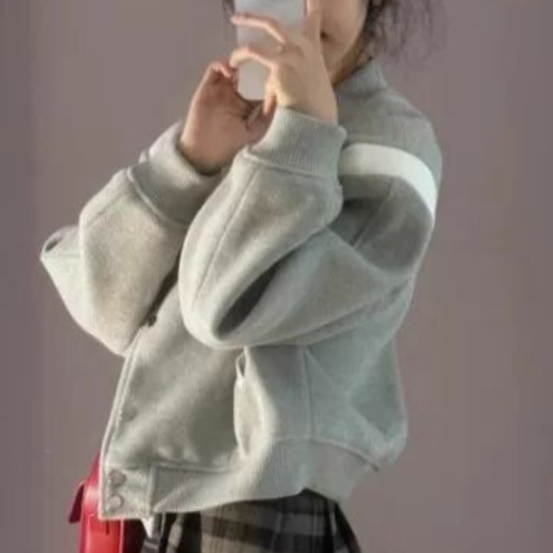 女性と若い女の子のための韓国スタイルのジャケット,長袖,シッ - Street Fashion Korean Girl のレビューと価格