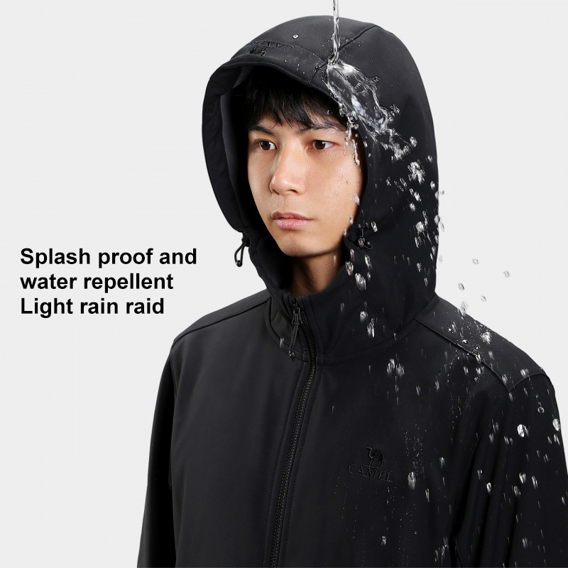 ゴールデンキャメル ハイキングジャケット メンズ ソフトシェ - Windbreak Shell Jacket のレビューと価格