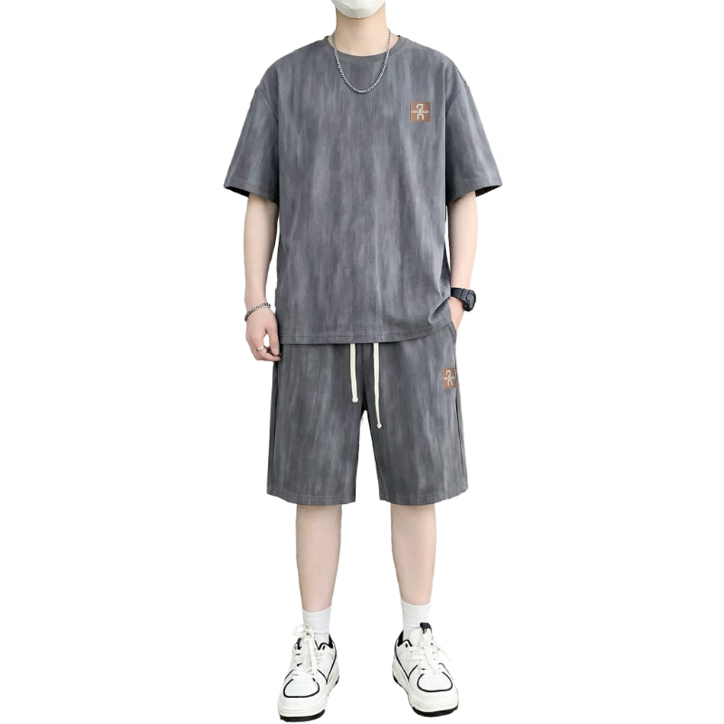 【Tシャツ+5点ショーツ】メンズTシャツセット新しい夏のファ - Street Fashion In China のレビューと価格