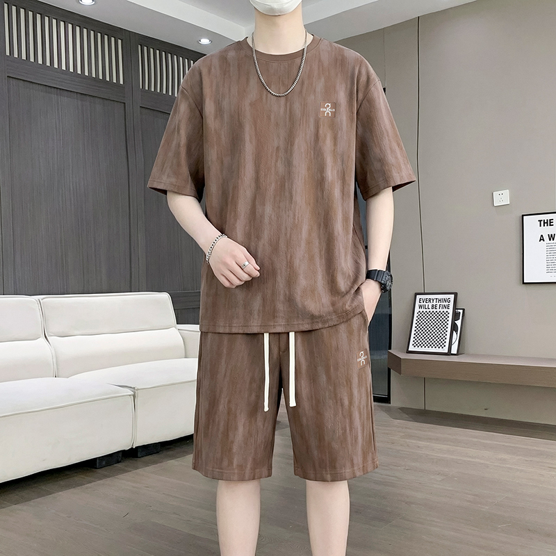【Tシャツ+5点ショーツ】メンズTシャツセット新しい夏のファ - Street Fashion In China のレビューと価格