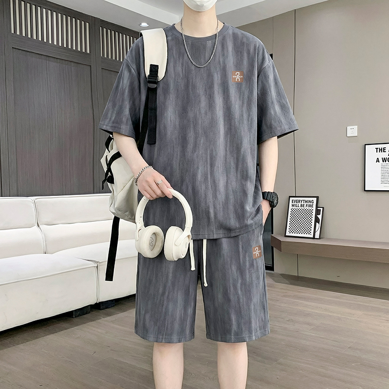 【Tシャツ+5点ショーツ】メンズTシャツセット新しい夏のファ - Street Fashion In China のレビューと価格