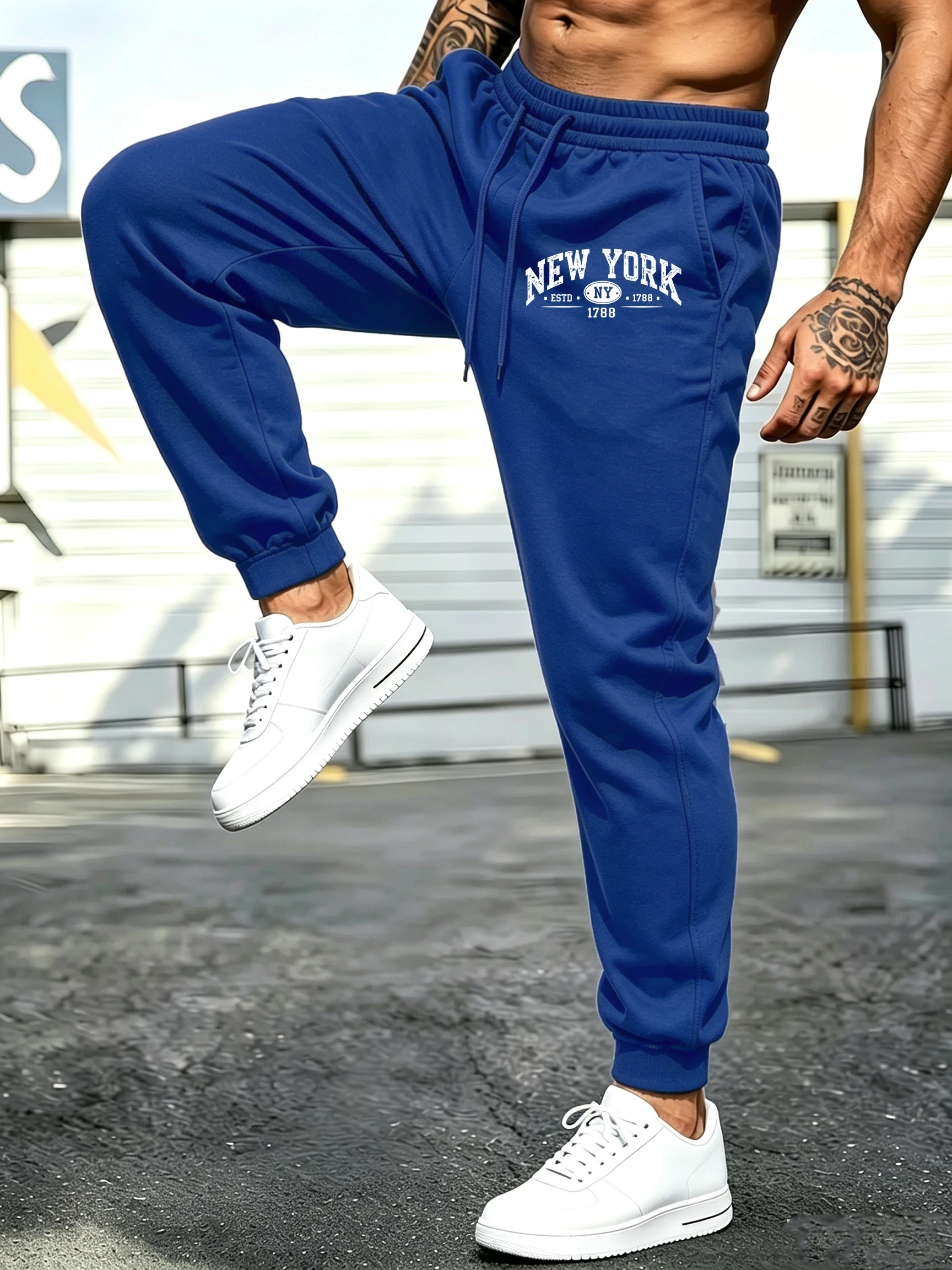 メンズジョギングパンツ、1788年以来のニューヨークスタイル - Street Style New York Fashion のレビューと価格