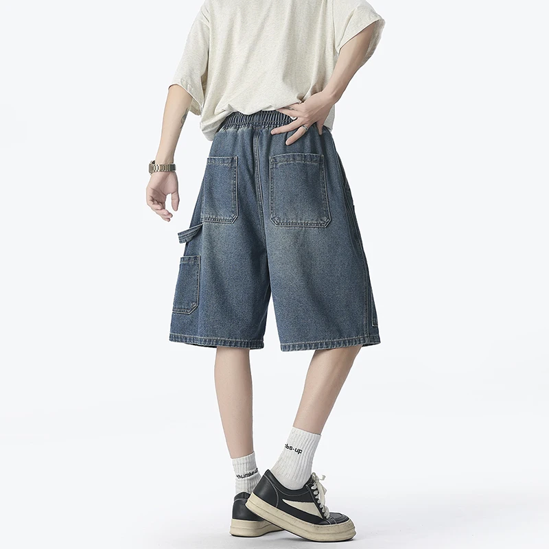 アメリカンファッションストリートワークウェアデニムショーツ夏 - Street Fashion Hip Hop のレビューと価格