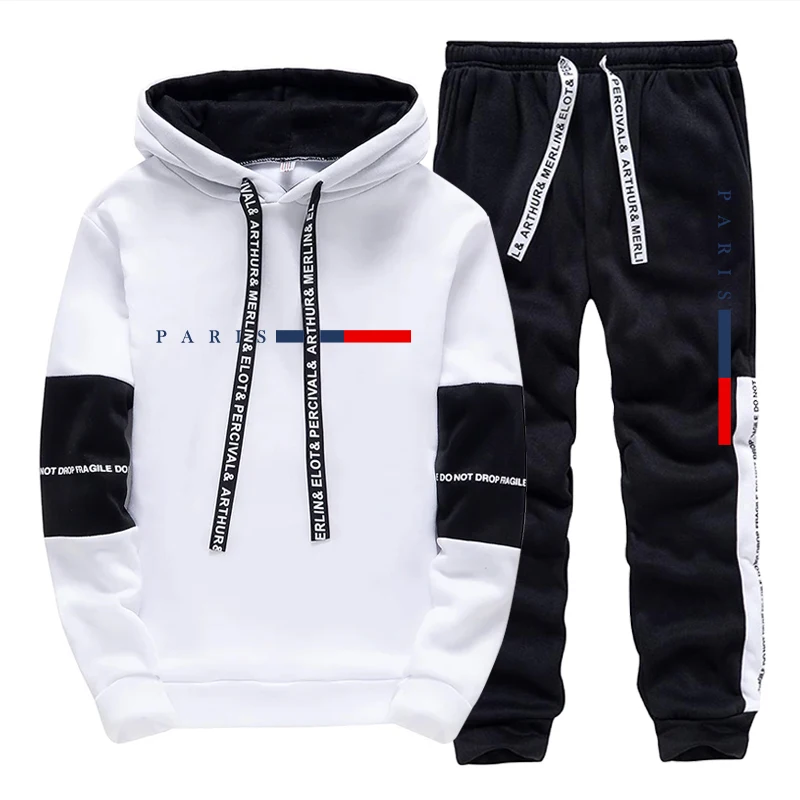 メンズセット/パーカー/パンツ パリファッション 秋冬 カジ - Street Fashion In China のレビューと価格