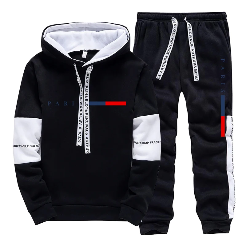 メンズセット/パーカー/パンツ パリファッション 秋冬 カジ - Street Fashion In China のレビューと価格