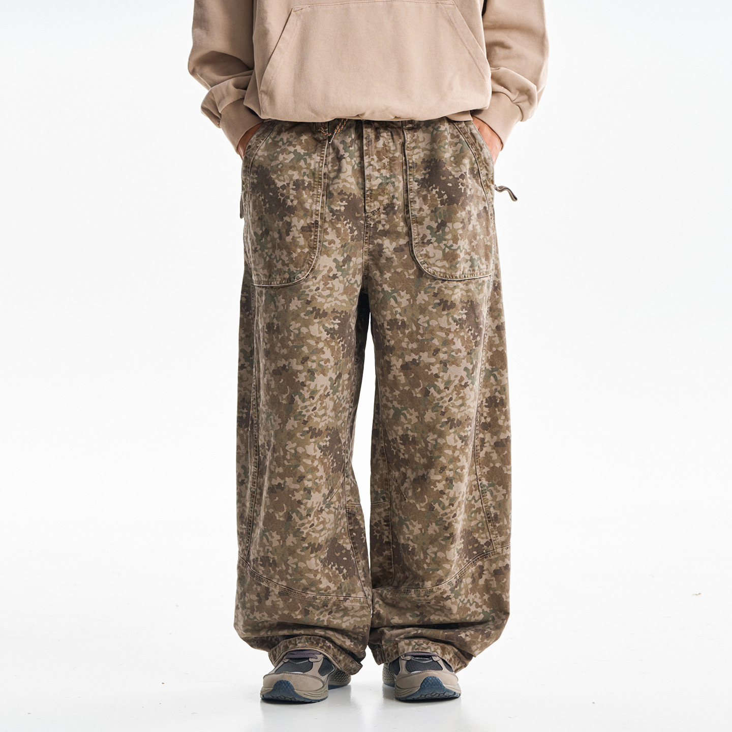 高品質プリントコットンカーゴパンツ男性ストリートファッション - Street Fashion Hip Hop のレビューと価格