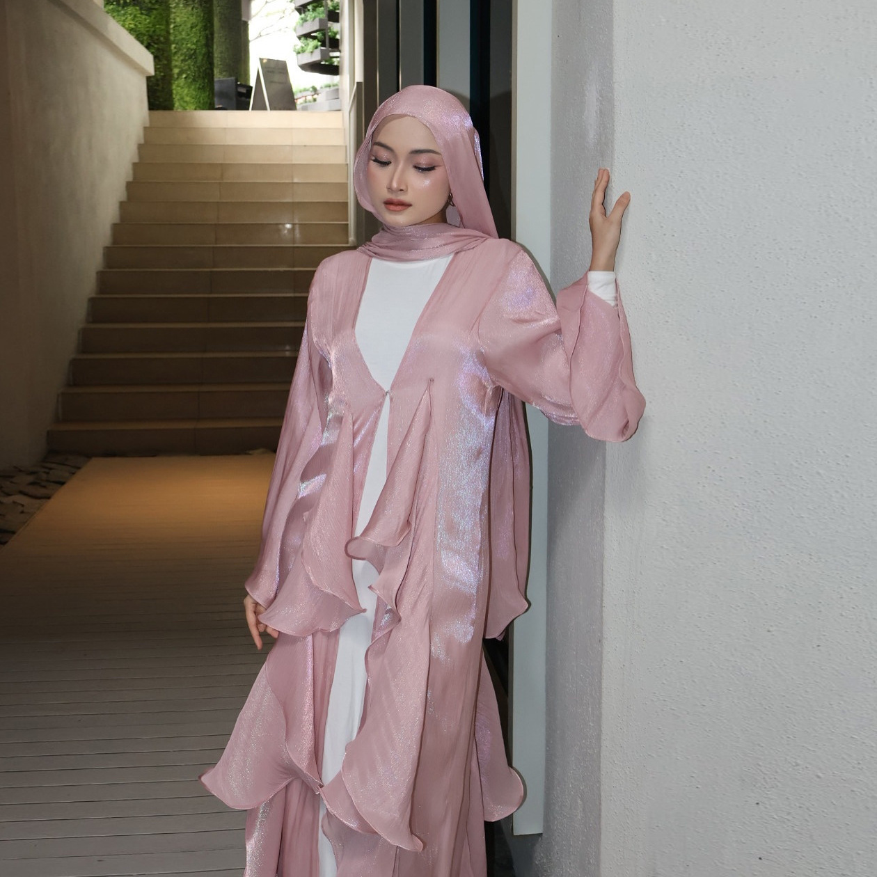 Mq268 2026夏新作 レディース ヘッドスカーフ付きロ - Street Fashion Dubai のレビューと価格